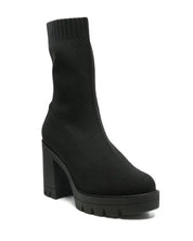 Valentina Zinnia Knitted Block Heeled Boots