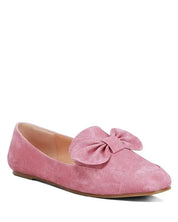 Waveney Bow Embellished Loafers - Pink / US - 5 UK - 3 EU - 36