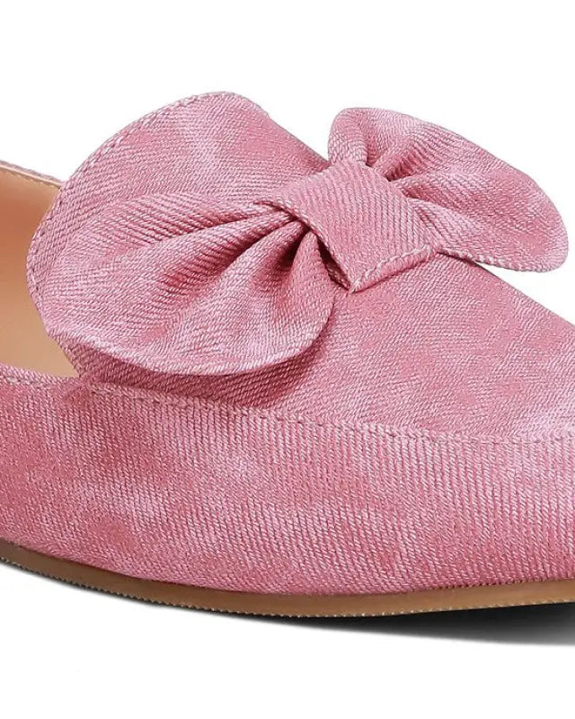 Waveney Bow Embellished Loafers