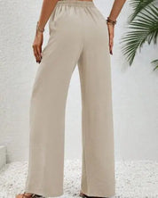 Wide Leg Drawstring Pants