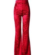 Wiggle Your Way Velvet Flared Pant