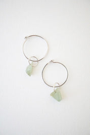 Wishing Crystal Hoop Earrings