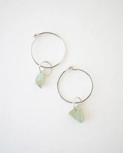 Wishing Crystal Hoop Earrings