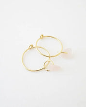 Wishing Crystal Hoop Earrings