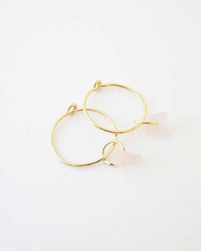 Wishing Crystal Hoop Earrings