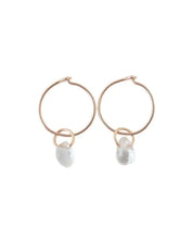 Wishing Crystal Hoop Earrings