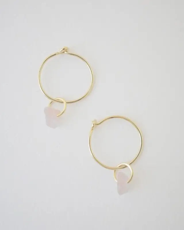 Wishing Crystal Hoop Earrings