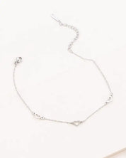 With Love Anklet - Silver / OS