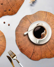 Wood Placemat -Set of 4 - Wood / OS