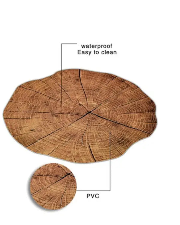 Wood Placemat -Set of 4 - Wood / OS