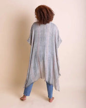 Woven Long Line Tribal Duster