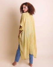 Woven Long Line Tribal Duster