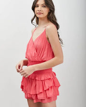 Wrap Ruffle Dress