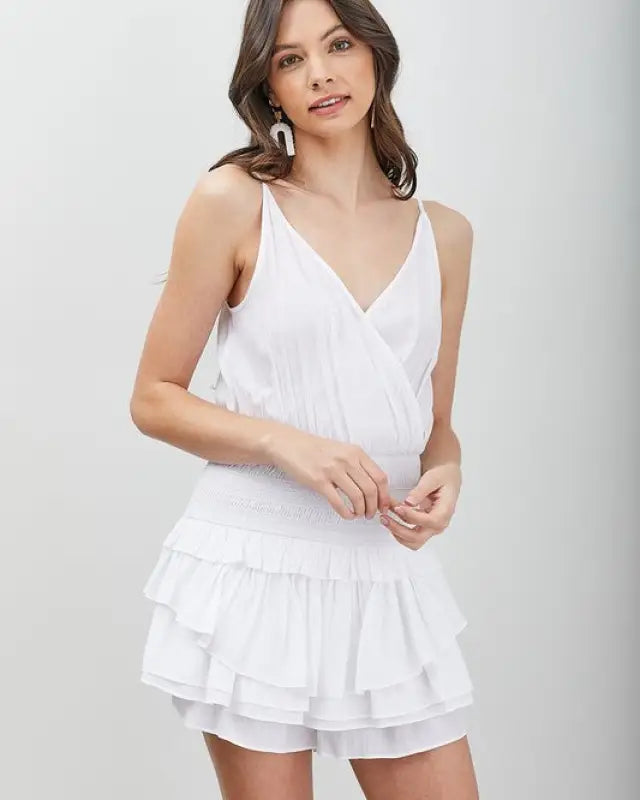 Wrap Ruffle Dress