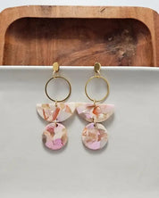 Wren Earrrings - Peachy Pink - Peachy Pink / Onesize