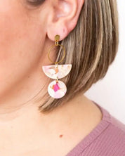 Wren Earrrings - Peachy Pink - Peachy Pink / OneSize