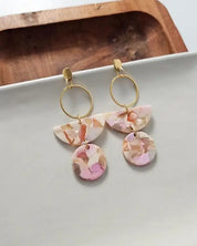 Wren Earrrings - Peachy Pink - Peachy Pink / OneSize