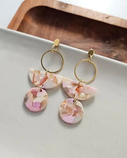 Wren Earrrings - Peachy Pink - Peachy Pink / OneSize