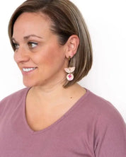 Wren Earrrings - Peachy Pink - Peachy Pink / Onesize