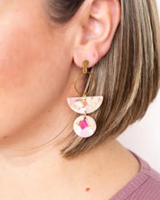 Wren Earrrings - Peachy Pink - Peachy Pink / OneSize