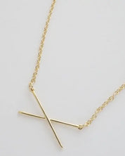 X Bar Necklace