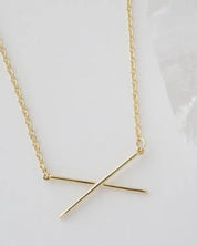 X Bar Necklace