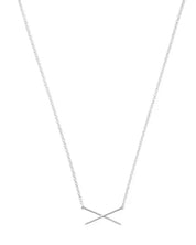 X Bar Necklace - Silver / One Size