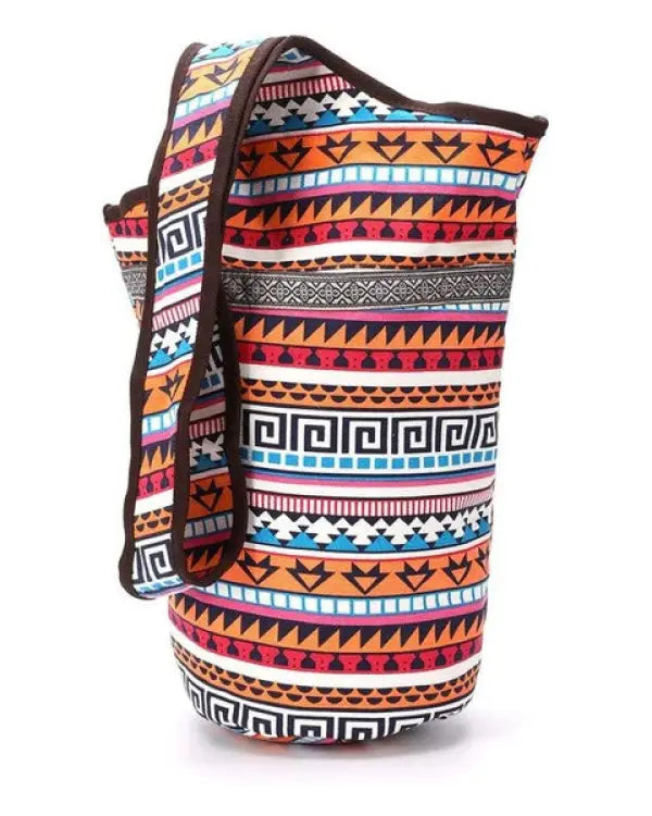 Yoga Mat Tote Bag with Large Side Pockets