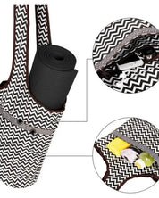 Yoga Mat Tote Bag with Large Side Pockets