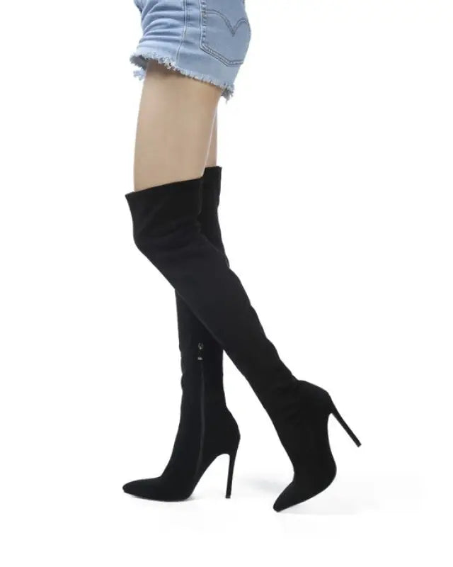 Yoselin Tilera Stretch Over Knee Stiletto Boots