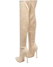 Yoselin Tilera Stretch Over Knee Stiletto Boots