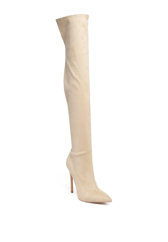 Yoselin Tilera Stretch Over Knee Stiletto Boots