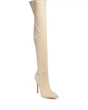 Yoselin Tilera Stretch Over Knee Stiletto Boots